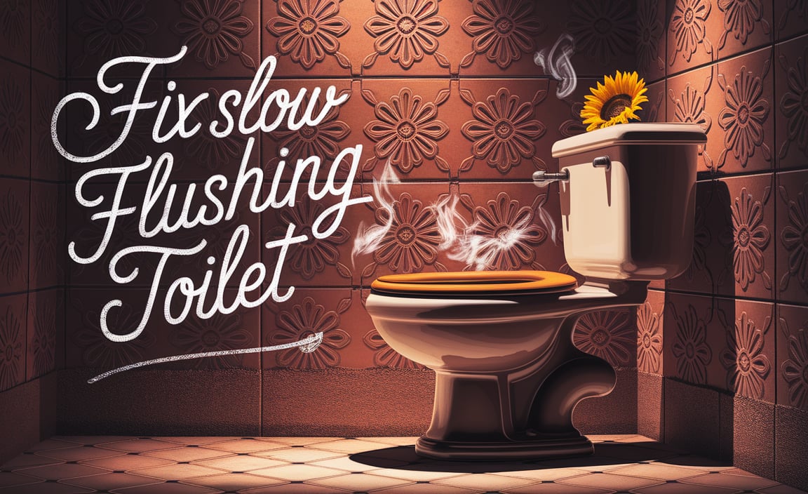 Fix Slow Flushing Toilet