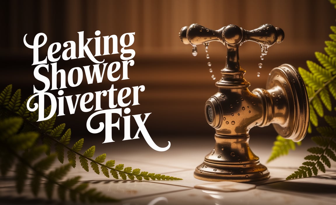 Leaking Shower Diverter Fix