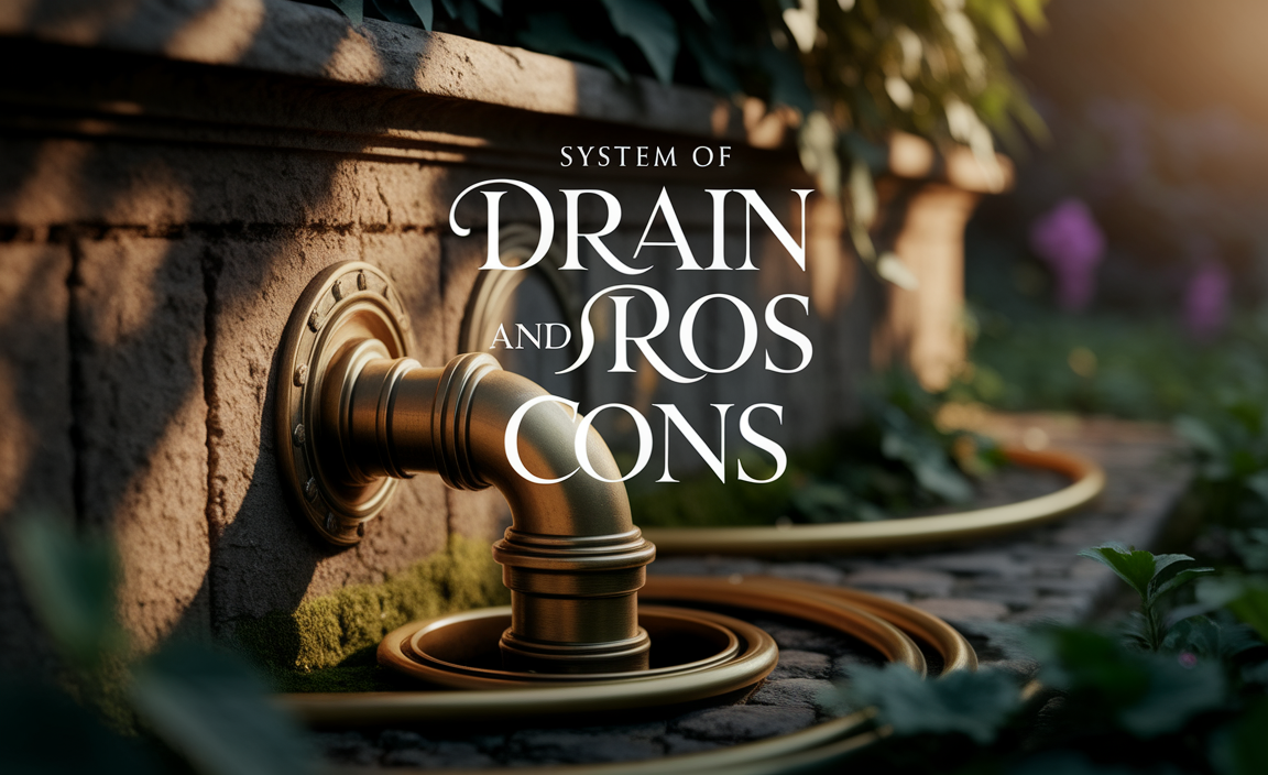 system of drain pros and cons